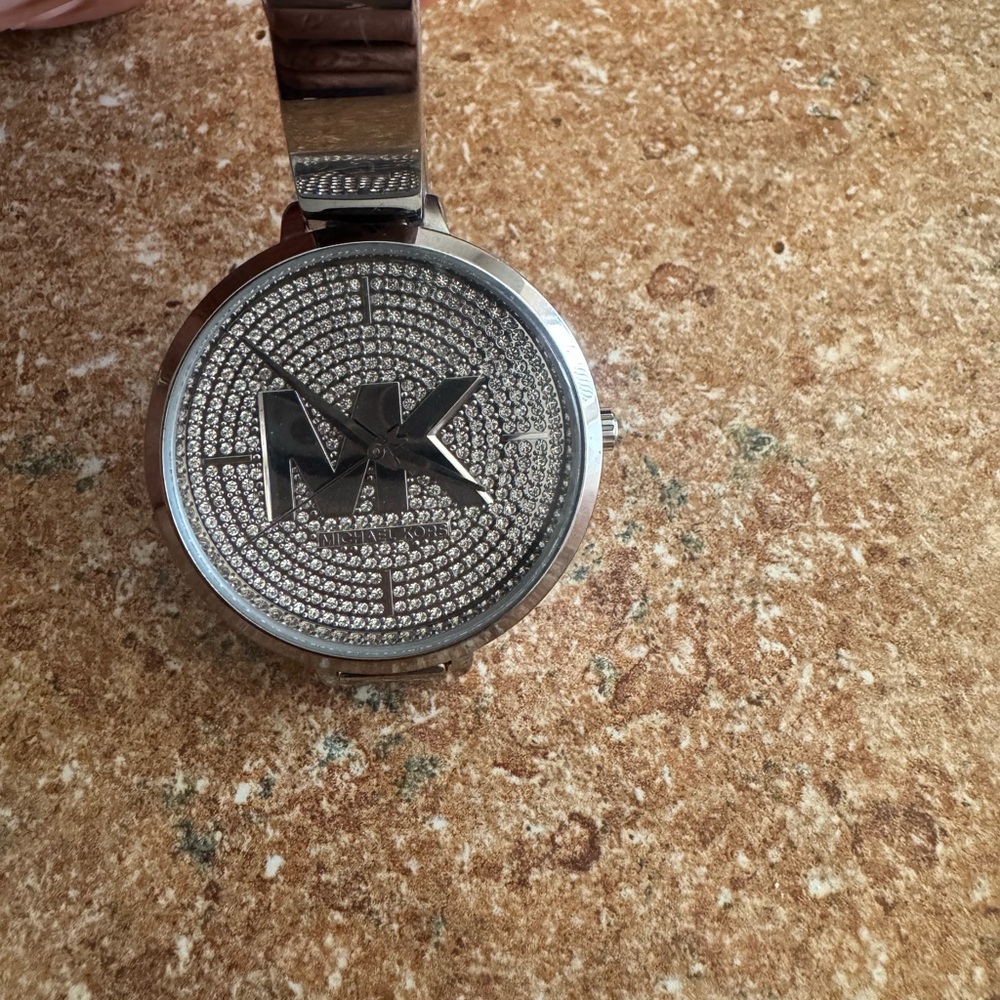 Michael Kors Silver Crystal Women's Watch